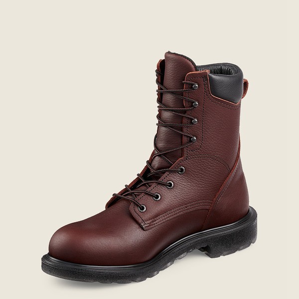 Red Wing Iş Botu Erkek - Supersole® 2.0 - 8-Inch Soft Toe - Koyu Kahverengi - 13RDVFNGL